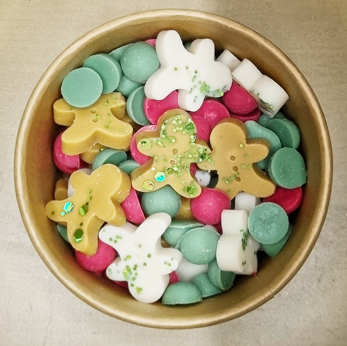 Waxmelt Scoops Kerstkoekjes - Kerstkoekjes geur - 100 gram 80 tot 100 uur geurverspreiding - Kerst - Handgemaakt - Gemaakt van duurzame sojawas