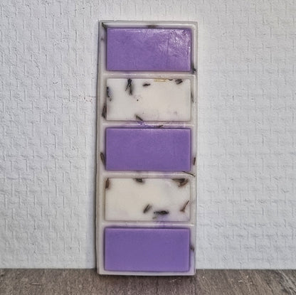 Waxmelt Lavendel reep - Lavendel geur - 50 gram 40 tot 45 uur geurverspreiding - Handgemaakt - Gemaakt van duurzame soja was – Geurchips – Smeltkaarsjes – Hand made – Lavender - Waxmelts