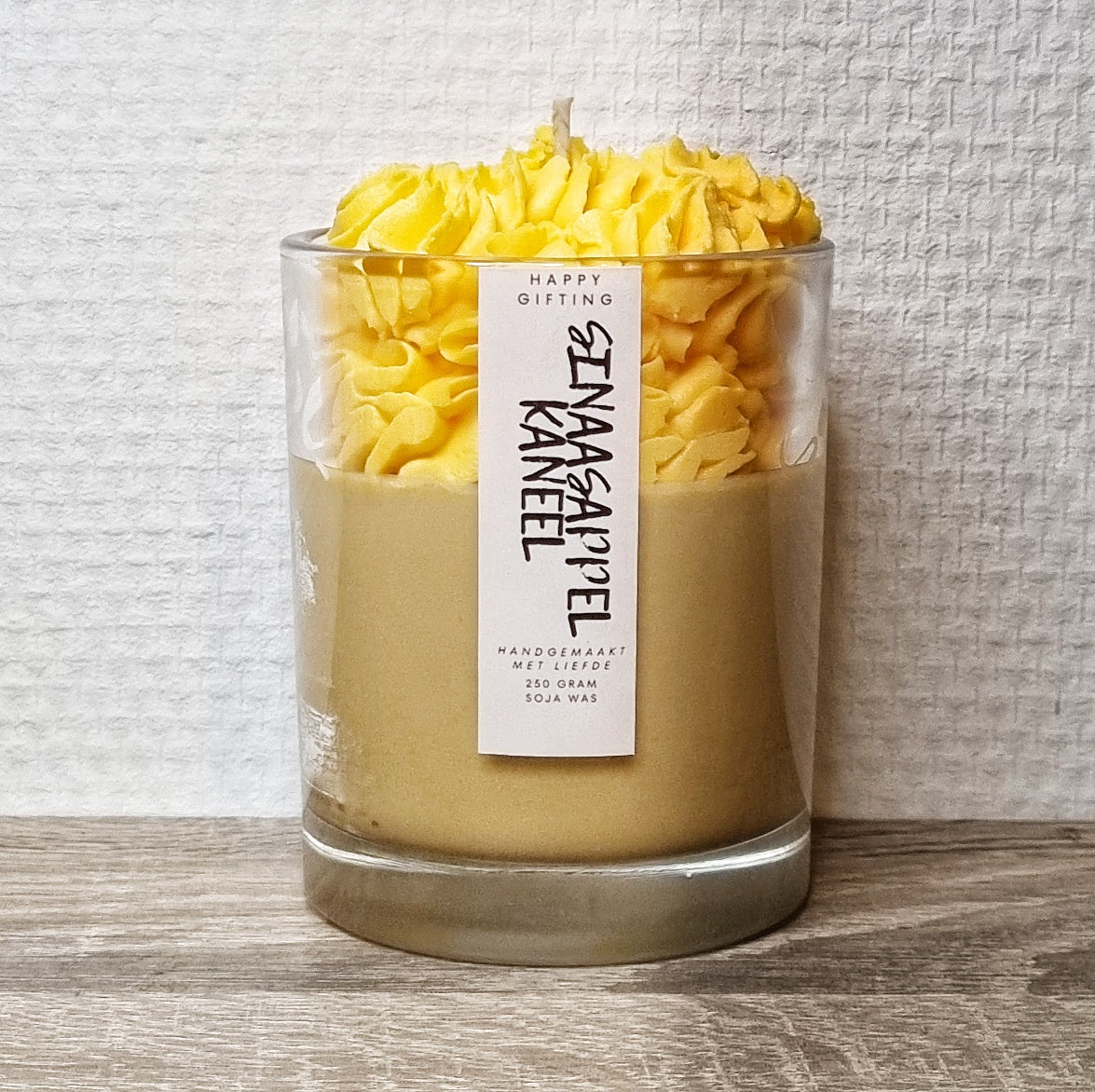 Whipped Wax Sinaasappel Kaneel geurkaars - Sinaasappel Kaneel geur - 250 gram 50 branduren