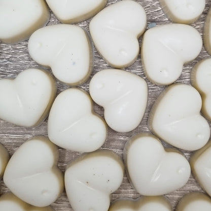 Waxmelt in hartvorm - Vanille geur - 4 stuks - 30 gram ruim 15 uur geurplezier